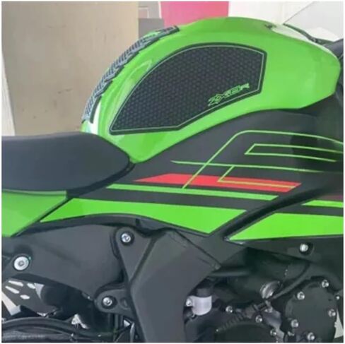 ملصق وسادة لوقاية خزان الوقود ل Ninja zx6r zx 6r zx6r 2019-2024 2024 شارات جانبية ملصقات وسادة الخزانات المضادة للانزلاق ملصقات دبابة ركوب الدراجات النارية in Saudi Arabia