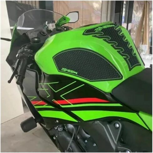 ملصق وسادة لوقاية خزان الوقود ل Ninja zx6r zx 6r zx6r 2019-2024 2024 شارات جانبية ملصقات وسادة الخزانات المضادة للانزلاق ملصقات دبابة ركوب الدراجات النارية in Saudi Arabia