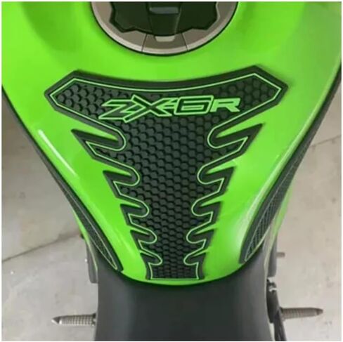 ملصق وسادة لوقاية خزان الوقود ل Ninja zx6r zx 6r zx6r 2019-2024 2024 شارات جانبية ملصقات وسادة الخزانات المضادة للانزلاق ملصقات دبابة ركوب الدراجات النارية in Saudi Arabia