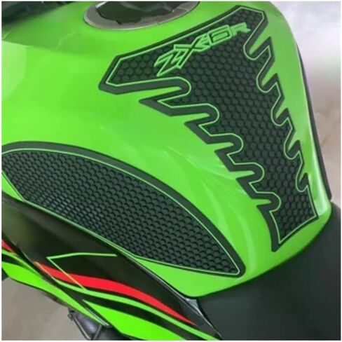 ملصق وسادة لوقاية خزان الوقود ل Ninja zx6r zx 6r zx6r 2019-2024 2024 شارات جانبية ملصقات وسادة الخزانات المضادة للانزلاق ملصقات دبابة ركوب الدراجات النارية in Saudi Arabia