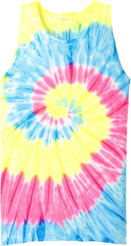 Joe's USA Koloa Surf Men Men's Colorful-Tie-Dye Tank Tops في 6 ألوان. الأحجام: S-4XL in Saudi Arabia
