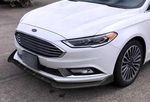 Q1-TECH, 9-Piece Front Bumper Lip & Side Skirt Extensions Diffuser Compatible with 2017-2018 Ford Fusion/Mondeo, Front Lip Spoiler Air Chin Splitter ABS (Painted Black) in Saudi Arabia