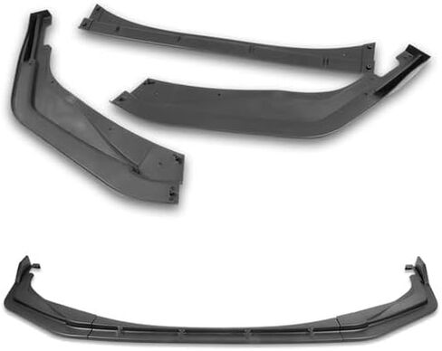 3 قطع الأمامية مصد أمامي مفسد مفسد الجسم الجانبي مجموعة الحماية المتوافقة مع 2020-2024 Toyota Corolla XSE/SE طراز (مات الأسود) in Kuwait