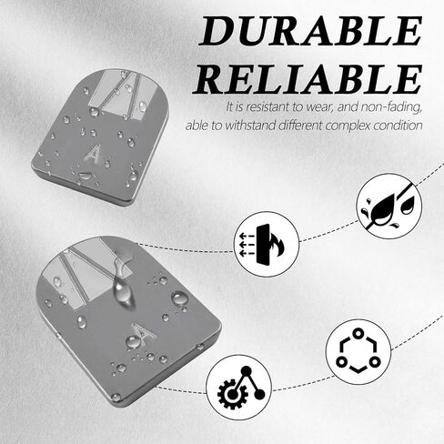 2PCS Car Rear View Mirror Mount,Aluminum Rearview Mirror Bracket Replacement Compatible with Buick Chevrolet GMC Oldsmobile Pontiac,Essential Rear View Mirrors Accessories in Saudi Arabia