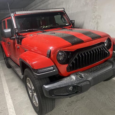 A-Pillar LED LID LID LID BAR أقواس تصاعد لعام 2018-2023 JEEP WRANGLER JL/JLU مع 2 مصابيح LED ، وولفستورم جيب رانجلر 50 و 52 بوصة ضوئية ضوئية إكسسوارات ، شريط الضوء غير متضمن in Kuwait