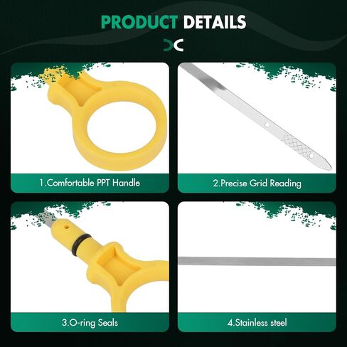 SCITOO for Ford for Lincoln Oil Dipstick Transmission Dipstick Fits for 2013-2018 for Ford for Edge 2015-2019 for Lincoln MKC 2013-2016 for Lincoln MKT Oil Dip Stick CJ5Z-6750-A in Saudi Arabia
