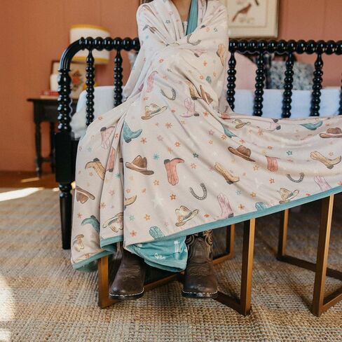 Copper Pearl Jumbo Premium Knit 3 Layer Stretchy Throw Blanket Luna in Kuwait