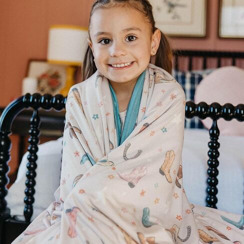 Copper Pearl Jumbo Premium Knit 3 Layer Stretchy Throw Blanket Luna in Kuwait