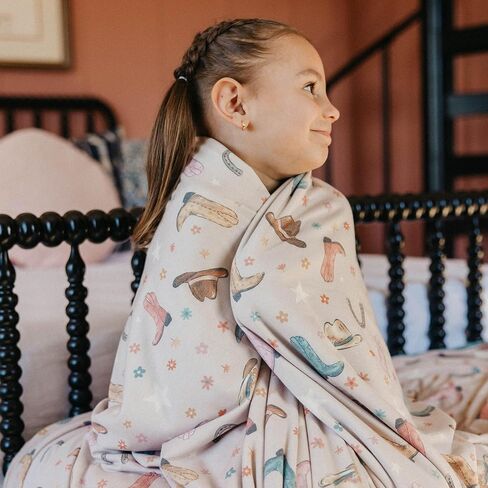 Copper Pearl Jumbo Premium Knit 3 Layer Stretchy Throw Blanket Luna in Kuwait