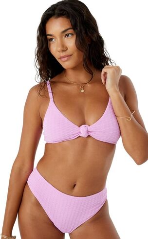 Roxy - Womens Haliewa Hipster Bikini Bottom (تغطية كاملة) ، أرجواني اللون ، الحجم: متوسط in Kuwait