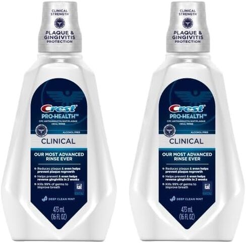 Crest Pro-Health Clinical Deep Clean Mint Mouthwash 473 Ml in Saudi Arabia