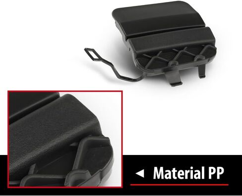 Rear Bumper Towing Cover Tow Hook Cover, Fit Mercedes-Benz C300 350e C400 C450 2015 2016 2017 2018 2019 2020, Black in Saudi Arabia