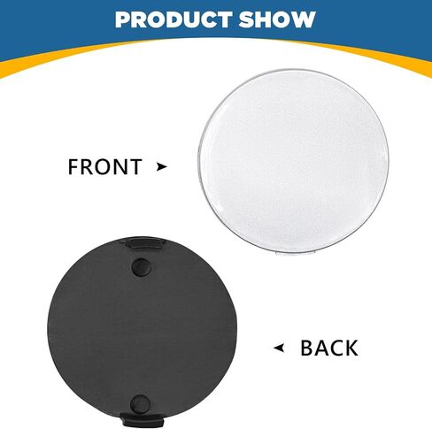 غطاء خطاف السحب في Topus الأمامي لـ Mazda CX-5 2013 2014 2015 2016 Dowing Eye Cap Capeer Cover KD4550A12BB KD45-50-A12-BB (أبيض ، جانب السائق الأيسر) in Saudi Arabia