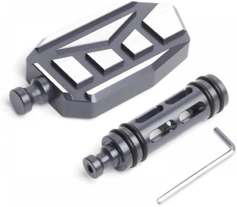 Universal Motorcycle Anti Slip Gear Lever and Brake Pedal Compatible with Various Models CNC Accessories(A - Titanium) in Saudi Arabia