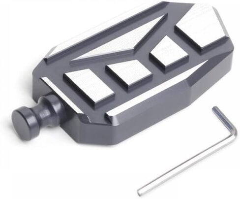 Universal Motorcycle Anti Slip Gear Lever and Brake Pedal Compatible with Various Models CNC Accessories(A - Titanium) in Saudi Arabia
