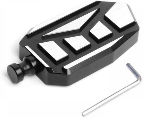 Universal Motorcycle Anti Slip Gear Lever and Brake Pedal Compatible with Various Models CNC Accessories(A - Titanium) in Saudi Arabia