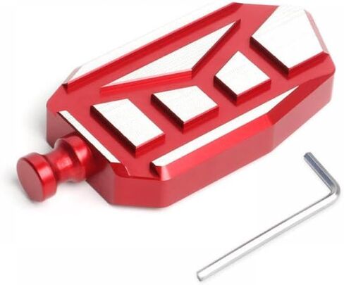 Universal Motorcycle Anti Slip Gear Lever and Brake Pedal Compatible with Various Models CNC Accessories(A - Titanium) in Saudi Arabia