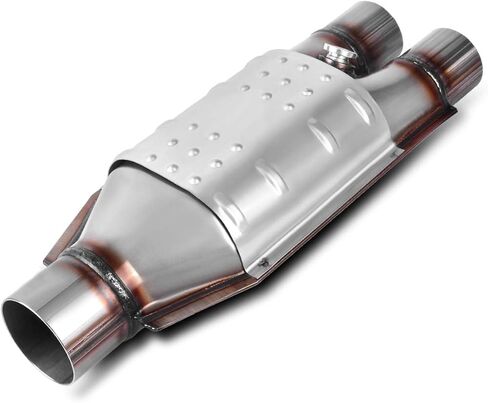 AUTOSAVER88 2.5" Outlet / 2" Inlet Universal Catalytic Converter (EPA Compliant) in Saudi Arabia