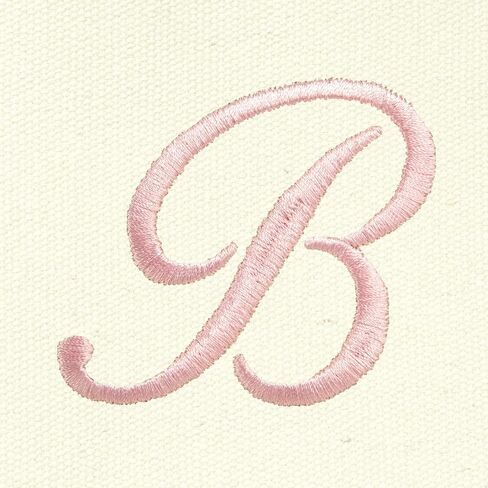 DALIX Striped Beach Bag Tote Bags Satchel Personalized Pink Ballent Letter A - Z in Saudi Arabia