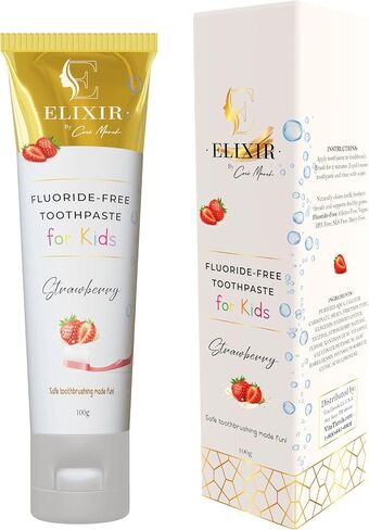 Fluoride Free Brightening Natural Toothpaste Mint Adult 5.3 oz (150g) by Cocó March in Saudi Arabia