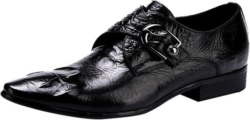 Dress Shoes for Men Men's Casual Flat Leather Shoes Stylish and Comfortable Footwear for Everyday Wear in Kuwait