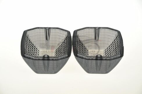 Topzone متوافق مع Kawasaki ZZ-R600/ZRX1200R/ZRX1200S/ZRX1100/ZR400/Z750 ؛ إشارة مضيعة للطفر الأمامية/الخلفية العدسة المصباح المصباح (عدسة الدخان) in Kuwait