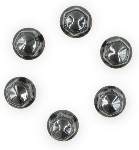 إكسسوارات العجلات أجزاء 24 PCS M12x1.5 12x1.5 Thread OEM Style Lug Nuts 1.25 "32mm Long Black Chrome 3/4" 19mm Hex Hex Fits Ford Bronco (No Raptor) Ranger (No Raptor) CV6Z-1012-C | 611-303 in Saudi Arabia