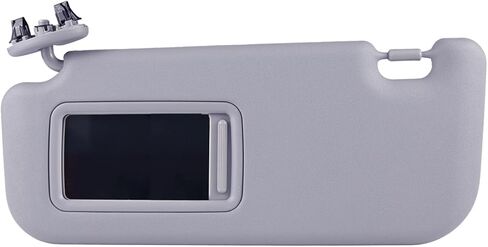 Sun Visor Driver Side متوافق مع Toyota Yaris 2007-2011 ، اليسار الأمامي ، مع مرآة المكياج ، 74320-52810-B0،7432052810B0 (رمادي) in Kuwait