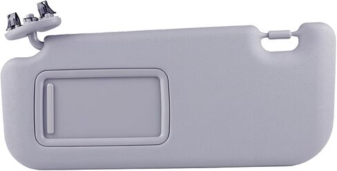 Sun Visor Driver Side متوافق مع Toyota Yaris 2007-2011 ، اليسار الأمامي ، مع مرآة المكياج ، 74320-52810-B0،7432052810B0 (رمادي) in Kuwait