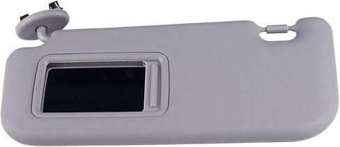 Sun Visor Driver Side متوافق مع Toyota Yaris 2007-2011 ، اليسار الأمامي ، مع مرآة المكياج ، 74320-52810-B0،7432052810B0 (رمادي) in Kuwait