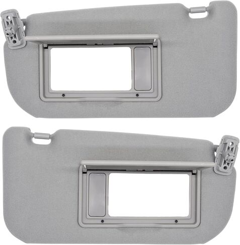 Driver & Passenger Side Sun Visor Replacement Compatible with KIA Sportage 2005-2010 Sun Shade Without Light Replacement 85202-1F090LX 85201-1F090LX Color Gray in Saudi Arabia