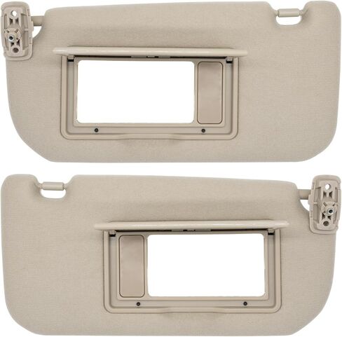 سائق ومسافر جانب Sun Sun Visor بديل متوافق مع Kia Sportage 2005-2010 Sun Shade بدون استبدال الضوء 85202-1F090LX 85201-1F090LX اللون الرمادي in Saudi Arabia
