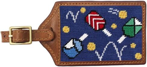 Golden Retriever Needlepoint Luggage Tag by Smathers & Branson in Saudi Arabia