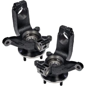 AutoShack Front Steering Knuckle for 2006-2011 Ford Focus 2.0L 2.3L FWD | Driver & Passenger Side | 4-Lug | Wheel Bearing Hub Assembly Replacement KN798408PR in Saudi Arabia