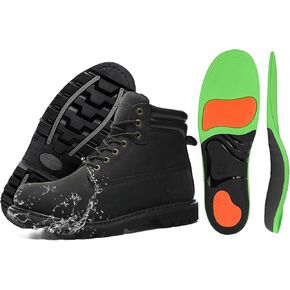 أحذية العمل للرجال مقاوم للماء ناعمة أخمص القدمين أحذية البناء 11 ، الدعم العالي الدعم من أعطال أحذية العمل أحذية الأعمال المدرجة للرجال والنساء XL in Kuwait