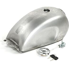Motorcycle Gas Fuel Tank Unpainted 9L/2.4 Gallon Gas Fuel Tank Fit for honda CD CG GL Fit For HONDA CD125 CG125 GL145 1985-1994 GL125 1985-1994, 2002-2005 in Kuwait