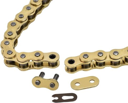 428 Pitch 122 Links 428x122 Drive Chain Replacement for Yamaha TW200 TTR125 Trailway Kawasaki KLX140 Suzuki RM85 (Gold) in Kuwait