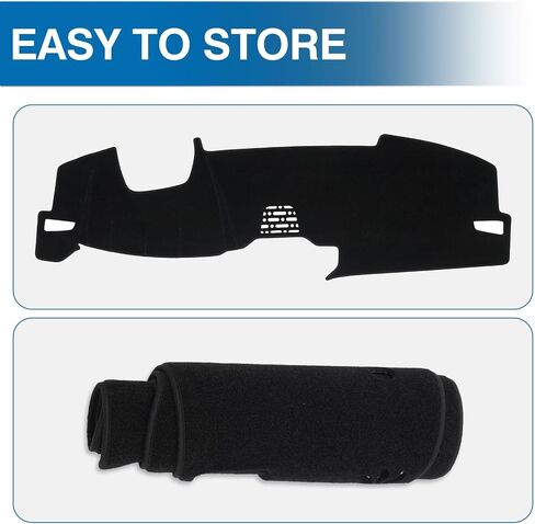 KUST Car Dash Cover for Honda Accord 2023-2026 Left Hand Drving Dash Carpet Polyester Non-Slip Dash Protector Interior Accessories for Accord Custom Fit Dash Mat Sunshade Windshield Glare Black in Saudi Arabia