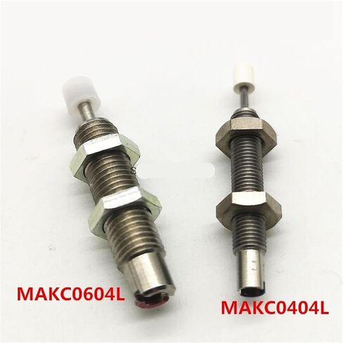 Stainless Steel Hydraulic Oil Pressure Buffer MAKS0404/MAKC0604/MAKC0805/MAKS1005/A/B/L 1Pcs(White) in Saudi Arabia