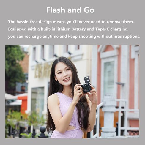 Godox IM22 Mini Camera Flash Ultra-Proportable Camera Flash for Canon Sony Nikon Fuji Panasonic Olympus Pentax ، 3S Recycling Recycling ، إخراج قابل للتعديل 5 مستويات ، 470 مللي أمبير في الساعة بطارية سريعة in Kuwait