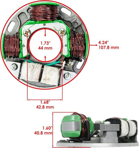 شتات Caltric متوافق مع Sea-Doo SPI 580 587cc 1995 1996 Jetski SPI580 SPI-580 Magneto 4 Wires Sea-Doo New in Saudi Arabia