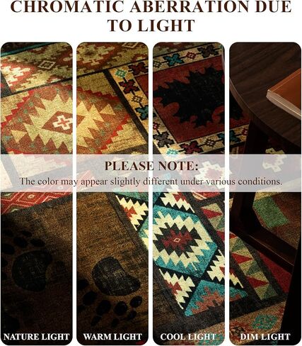 YIHOUSE Washable Entryway Rug, 2x3 Rustic Cabin Area Rug, Non-Slip Indoor Door Mat Ultra-Thin for Kitchen, Mudroom, Laundry Room, Bedroom Entry in Kuwait