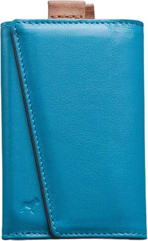 The Frenchie Co. Speed Wallet, Ultra Slim & Minimalist RFID Blocking Front Pocket Wallet, Quick Access Card Holder for Men & Women, Made of Full-Grain Italian Leather in Kuwait