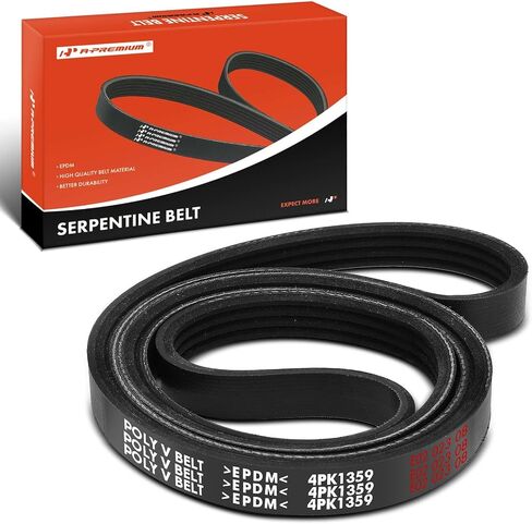 A-Premium Engine Belt Serpentine Drive Celt متوافق مع Ford Escape 2013-2020 ، Fusion 2013-2020 ، Focus 2013-2018 ، Transit Connect 2014-2022 & GMC Astro 1981-1982 ، L4 2.0L 2.3L 2.5L ، L6 7.0L in Saudi Arabia