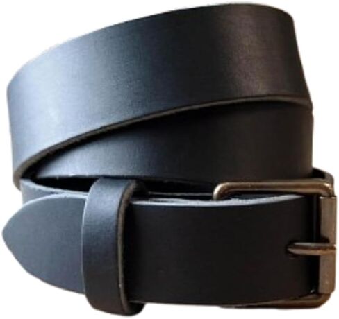 Leather Belt for Men – Premium 100% Full Grain Vegetable Tanned Leather – Handmade in USA – Durable Gift for Him in Saudi Arabia