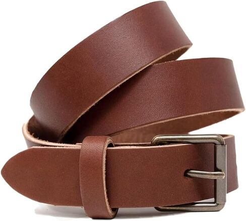 Leather Belt for Men – Premium 100% Full Grain Vegetable Tanned Leather – Handmade in USA – Durable Gift for Him in Saudi Arabia
