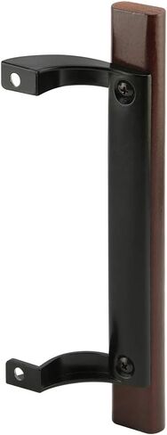 مجموعة مقابض الأبواب المنزلقة MP1018 من Prime-Line، مقاس 3-15/16 بوصة، مصنوعة من قالب وخشب، على شكل خطاف (عبوة واحدة) in Kuwait