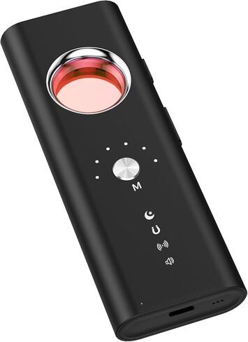 Hidden Camera Detectors and Bug Detector, Anti Spy Camera Finder, Hidden Devices Detector for Hotels, Bathroom, Home, Office, Tracking Device Detector for Vehicles (Black) in Saudi Arabia
