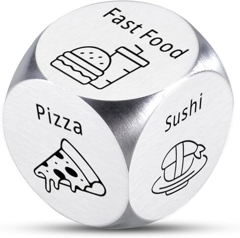 GGOJAGST FunnyChristmas Stocking Stuffers for Men Women Santa Swap Gift Exchange Dice Games Food Dice Funny Gag Gifts for Adults Game Dices Date Night Valentines White Elephant Gifts in Kuwait