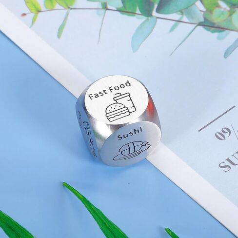 GGOJAGST FunnyChristmas Stocking Stuffers for Men Women Santa Swap Gift Exchange Dice Games Food Dice Funny Gag Gifts for Adults Game Dices Date Night Valentines White Elephant Gifts in Kuwait